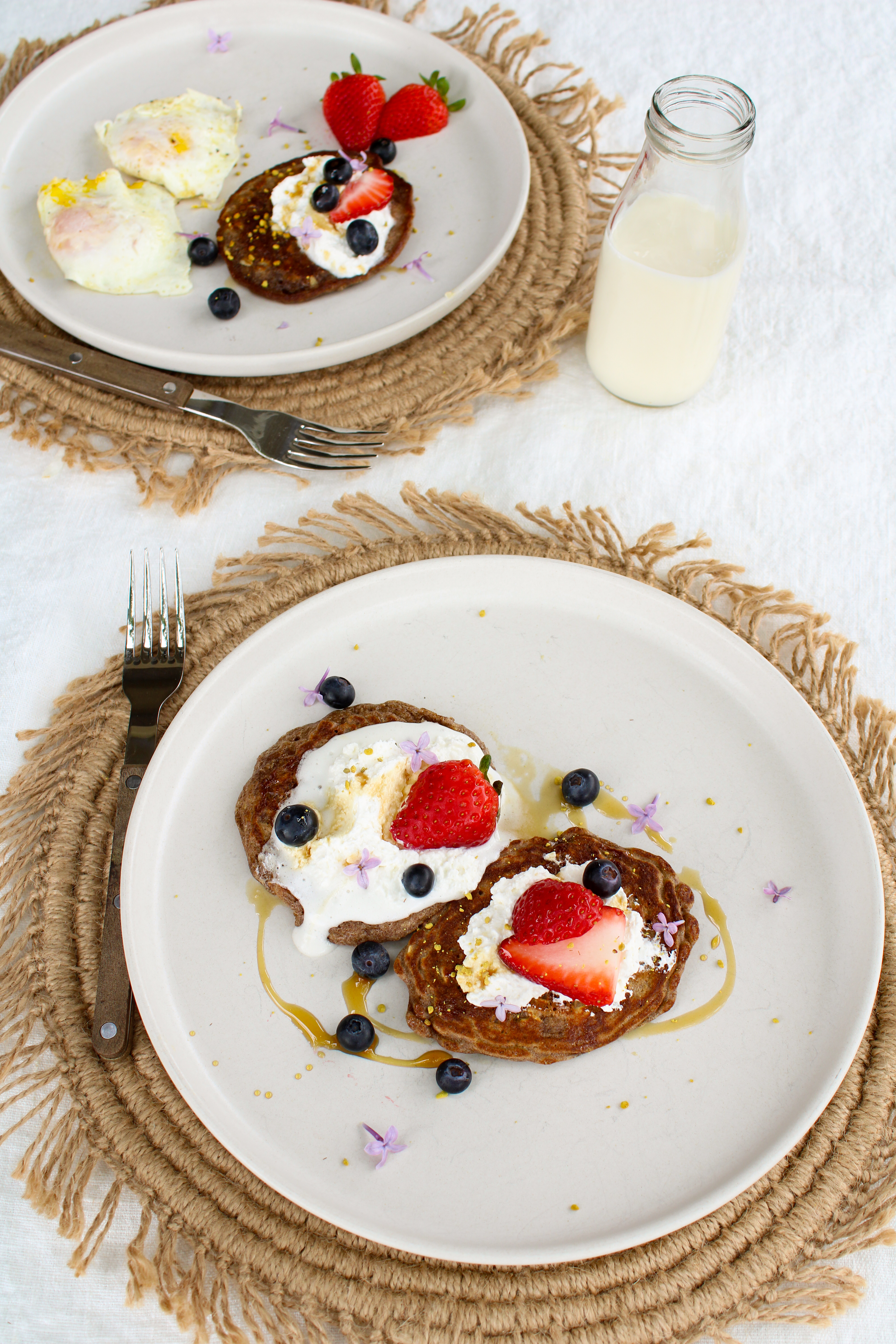 Sprouted Oat Pancakes